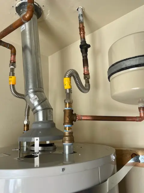Water heater installation and plumbing repair in Winchester